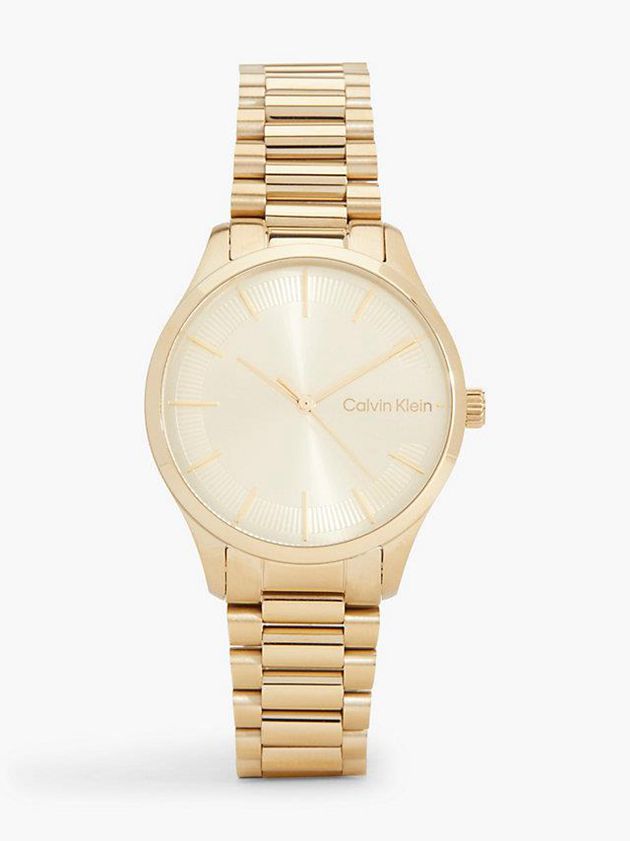 Calvin Klein USA Iconic Bracelet Womens Watch Gold 1482903-UR